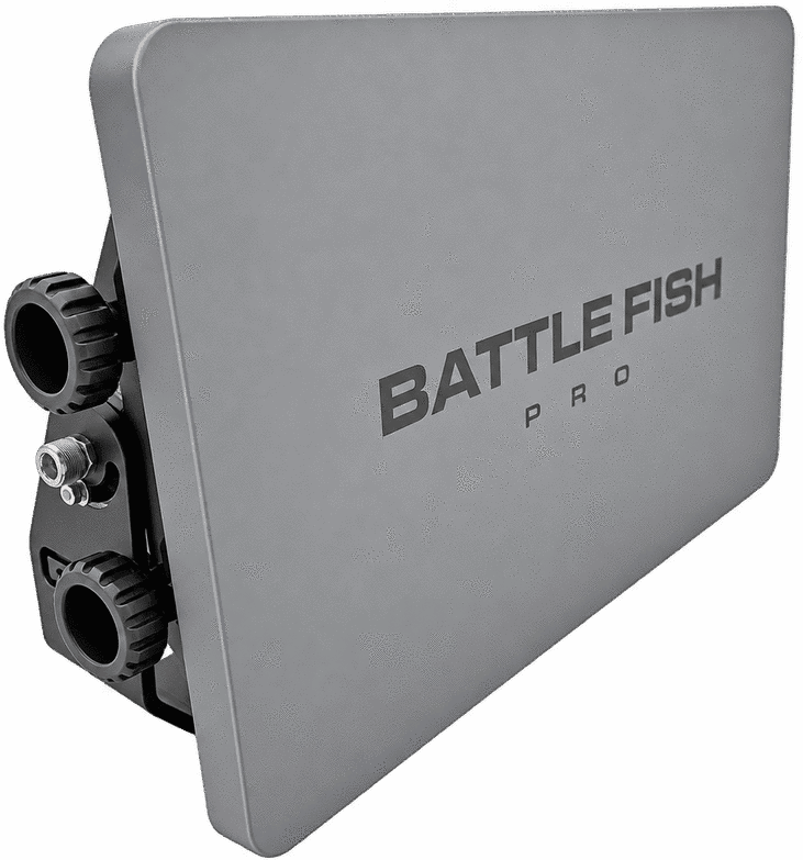 Battle Fish Pro with grey protective cover fitted